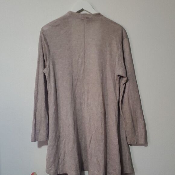 bryn Walker Light Tan Open Cardigan - Picture 8 of 8